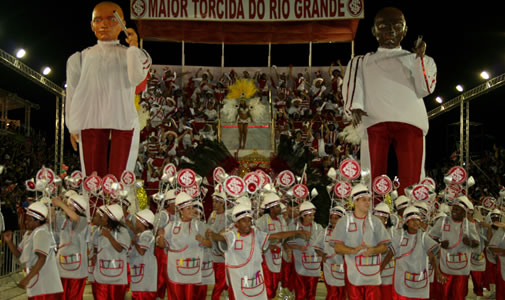 Quadra da Imperadores do Samba em Porto Alegre Rio Grande do Sul